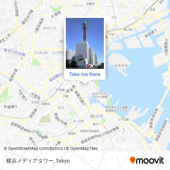 横浜メディアタワー map