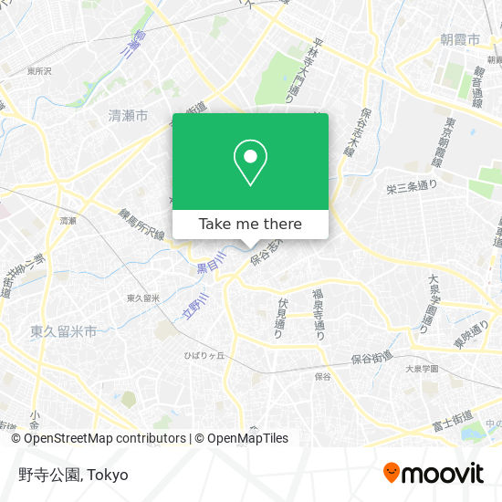 野寺公園 map