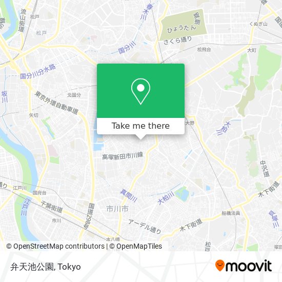 弁天池公園 map