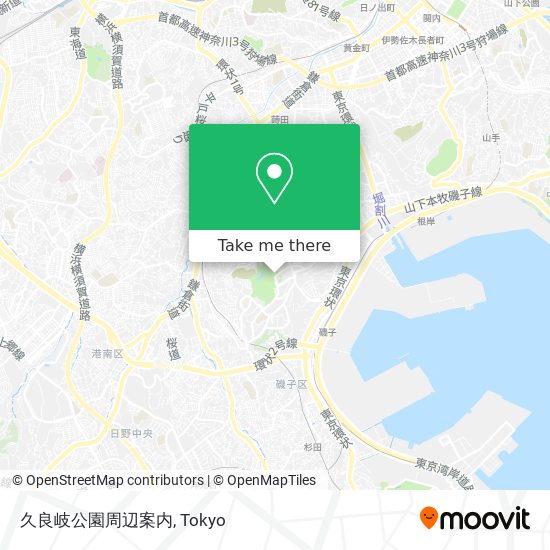 久良岐公園周辺案内 map