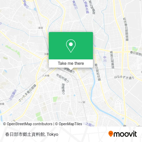 春日部市郷土資料館 map