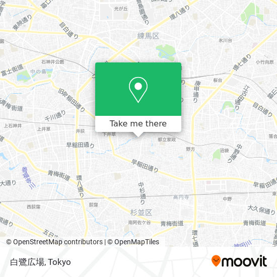 白鷺広場 map