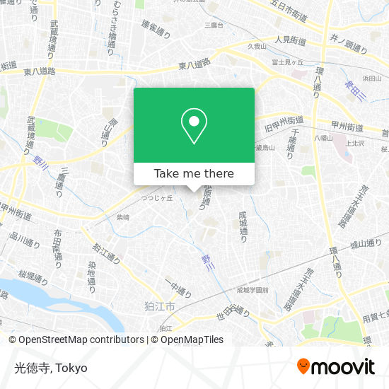 光徳寺 map