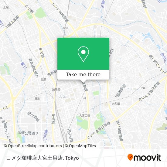 コメダ珈琲店大宮土呂店 map