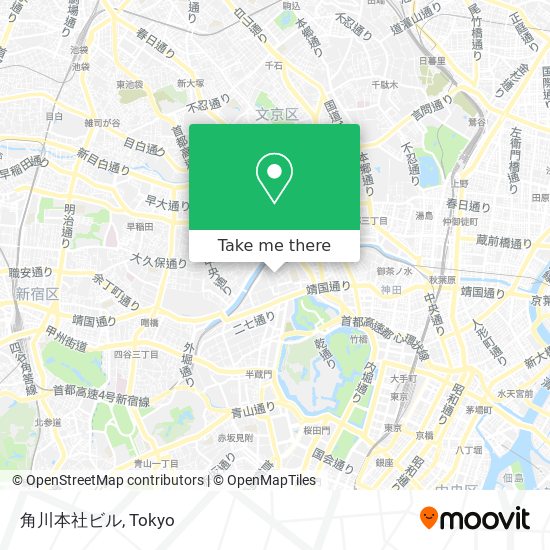 角川本社ビル map