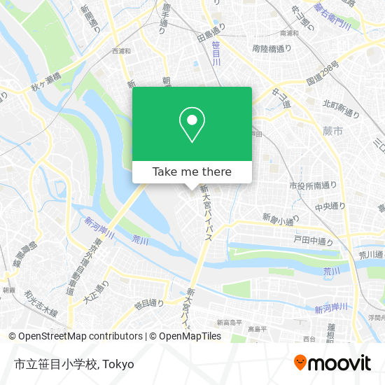 市立笹目小学校 map