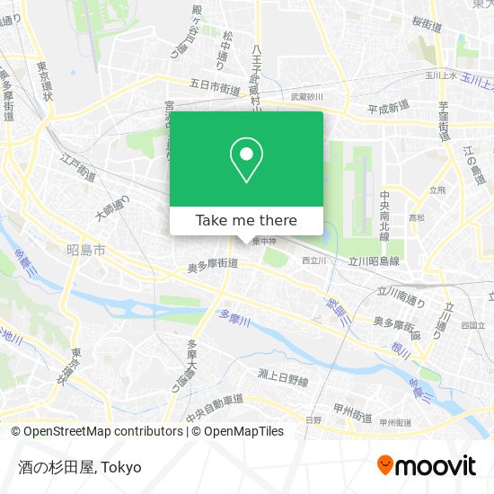 酒の杉田屋 map