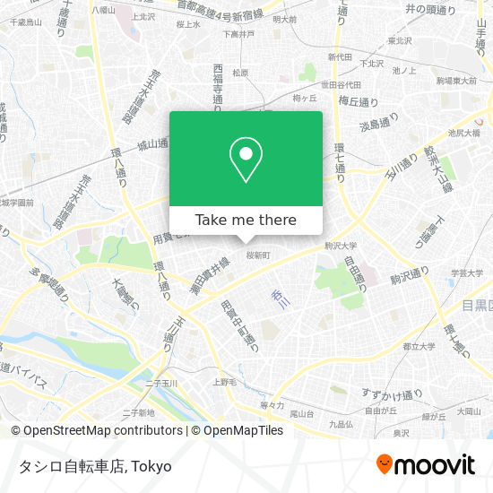 タシロ自転車店 map