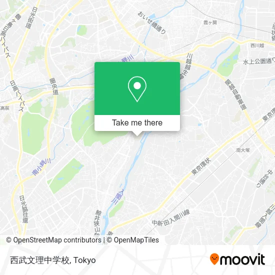西武文理中学校 map
