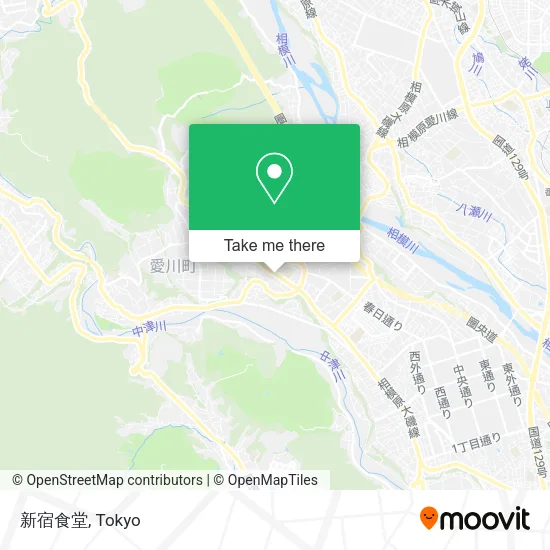 新宿食堂 map