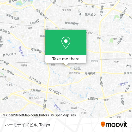ハーモナイズビル map