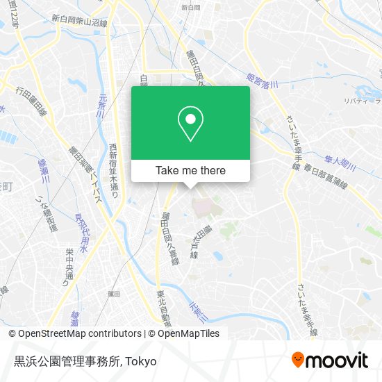 黒浜公園管理事務所 map