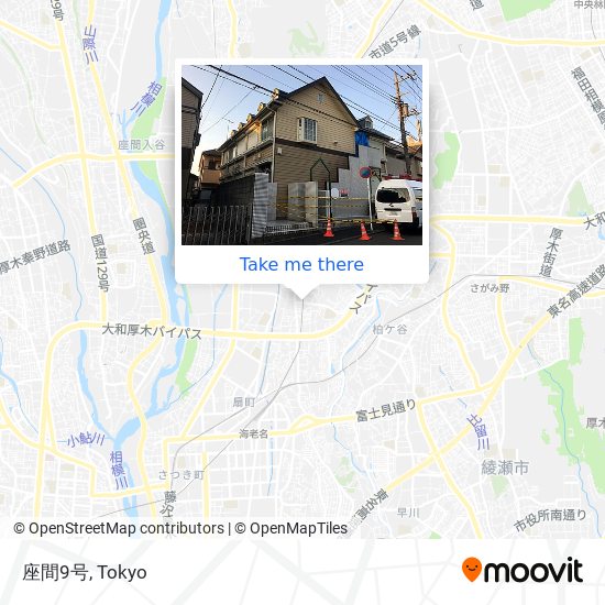 怎樣搭地鐵或巴士去tokyo的座間9号 Moovit