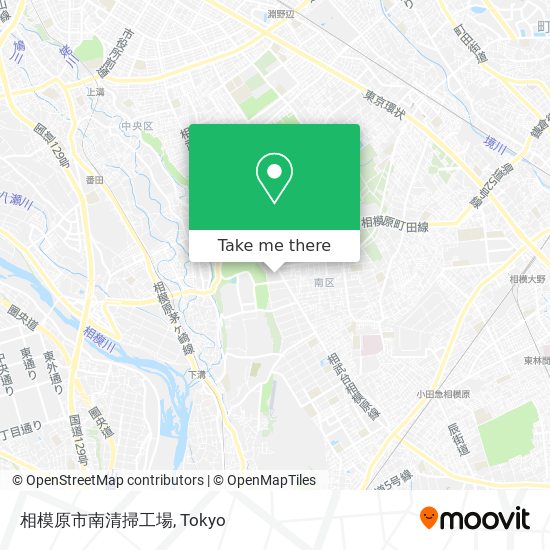 相模原市南清掃工場 map