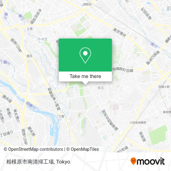 相模原市南清掃工場 map