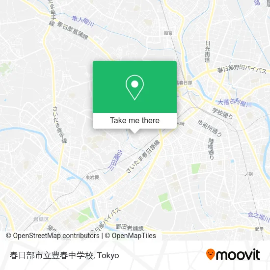 春日部市立豊春中学校 map