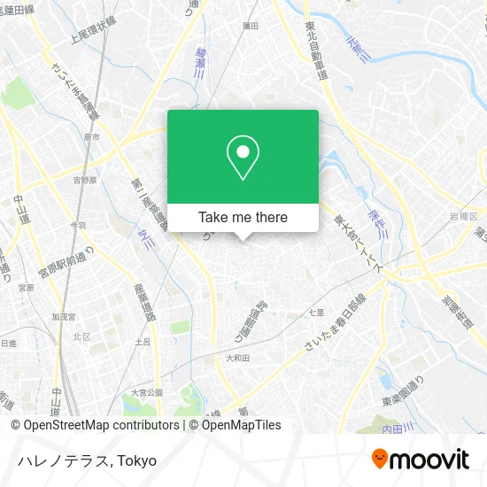 ハレノテラス map