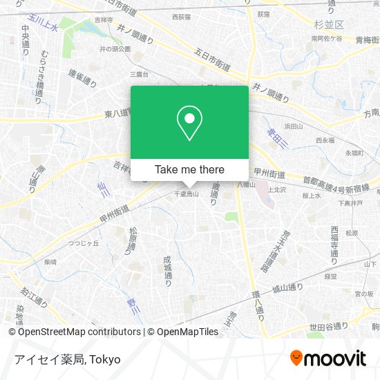 アイセイ薬局 map