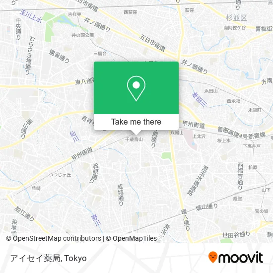 アイセイ薬局 map