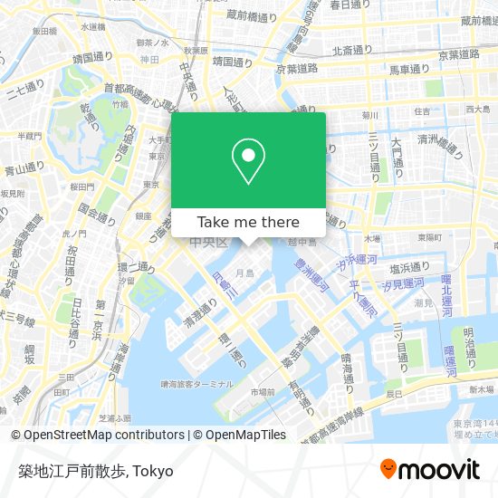 築地江戸前散歩 map