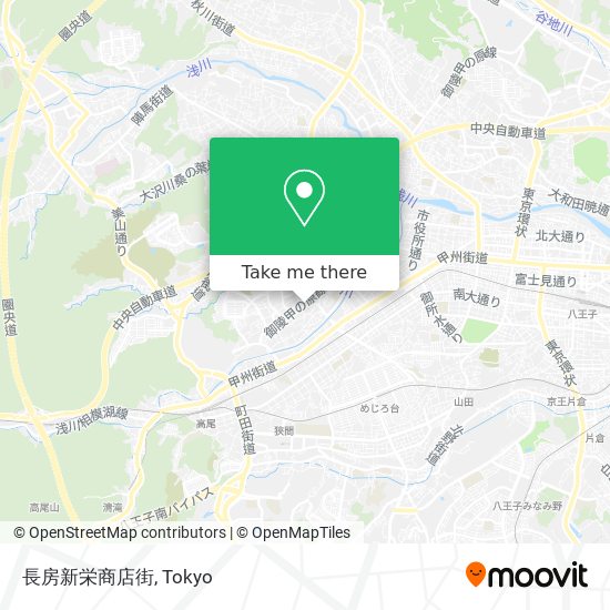 長房新栄商店街 map