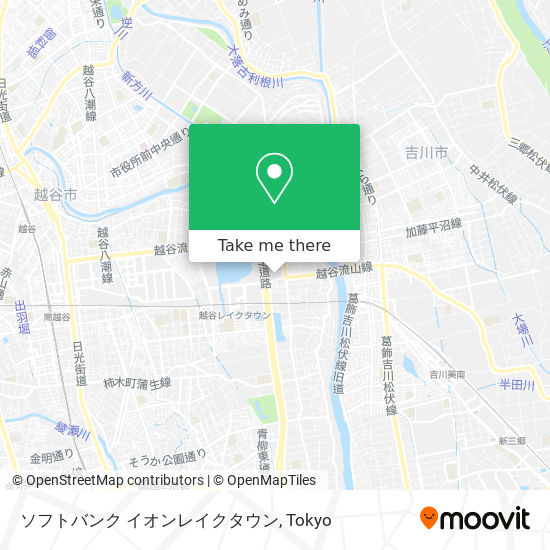 How To Get To ソフトバンク イオンレイクタウン In 越谷市 By Metro Or Bus
