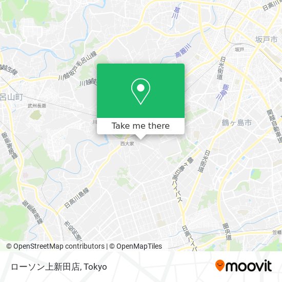 ローソン上新田店 map