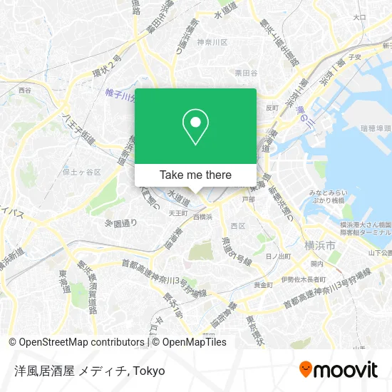 洋風居酒屋 メディチ map