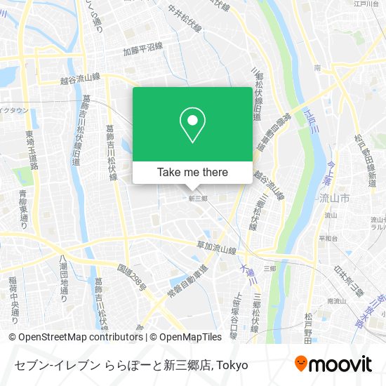セブン-イレブン ららぽーと新三郷店 map