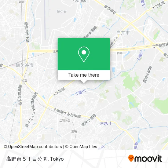 高野台５丁目公園 map