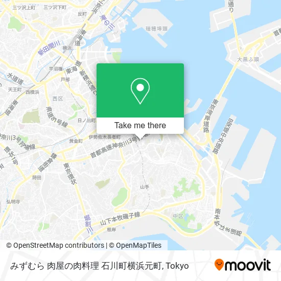みずむら 肉屋の肉料理 石川町横浜元町 map