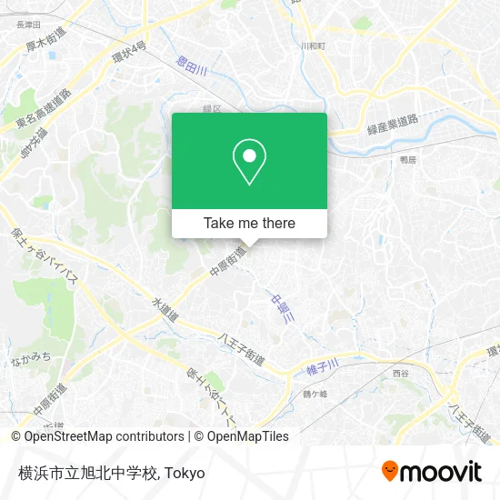 横浜市立旭北中学校 map