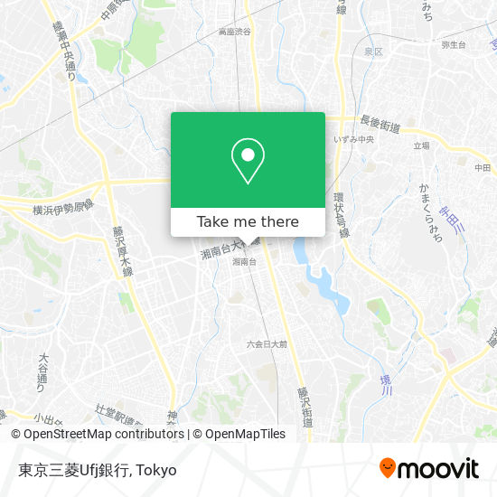怎樣搭地鐵或巴士去tokyo的東京三菱ufj銀行 Moovit