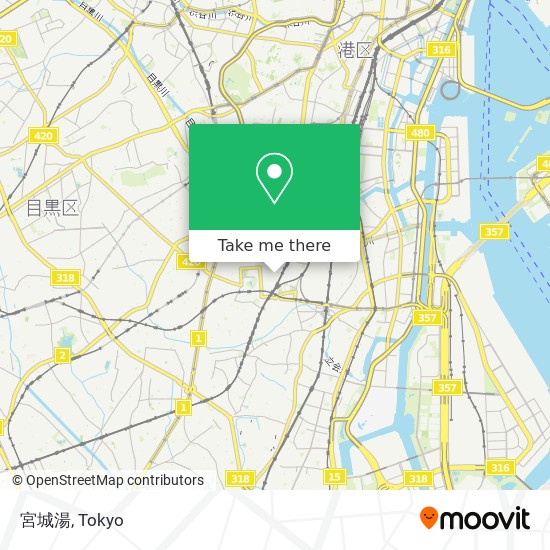 宮城湯 map