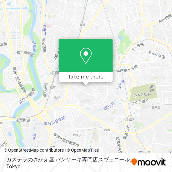 カステラのさかえ屋 パンケーキ専門店スヴェニール map