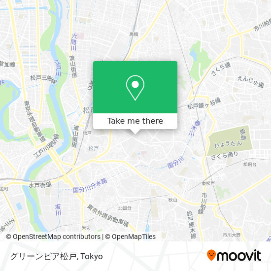 グリーンピア松戸 map