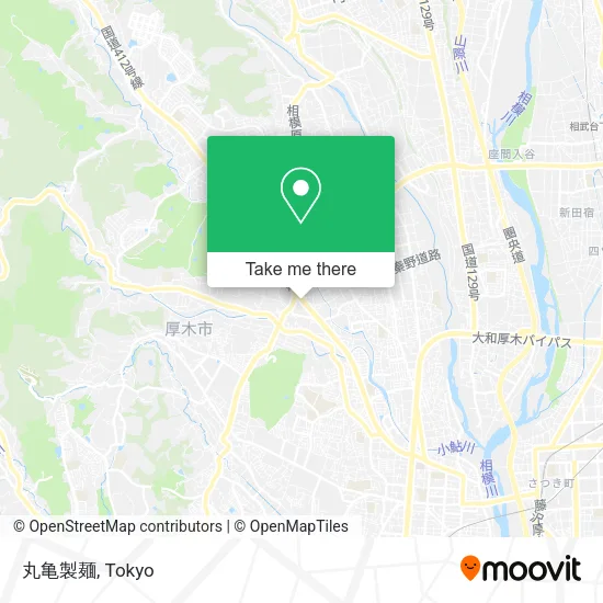 丸亀製麺 map