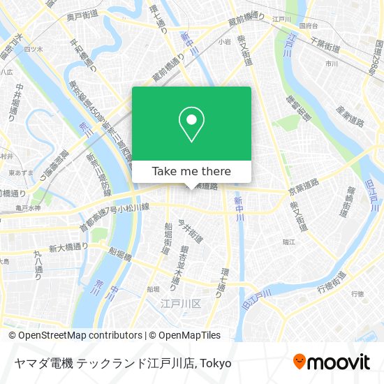 ヤマダ電機 テックランド江戸川店 map