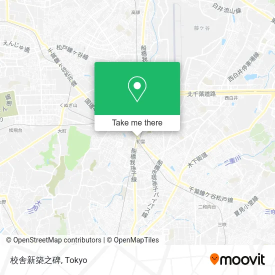 校舎新築之碑 map
