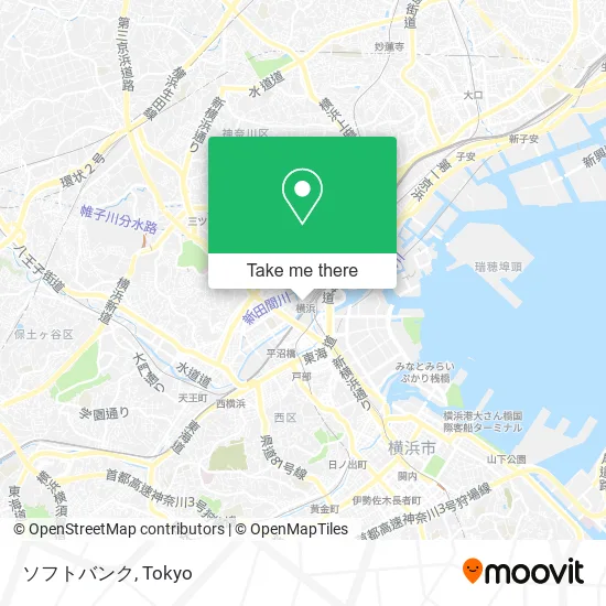 SoftBank map