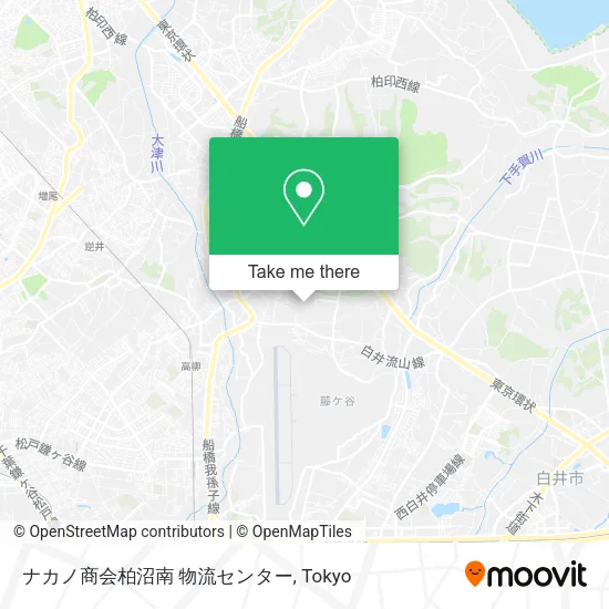 ナカノ商会柏沼南 物流センター map