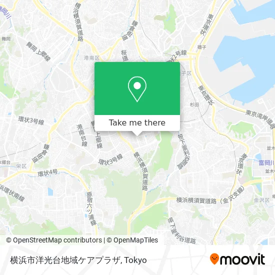横浜市洋光台地域ケアプラザ map