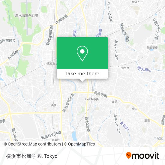 横浜市松風学園 map