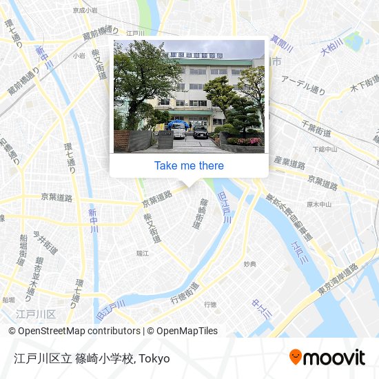 江戸川区立 篠崎小学校 map