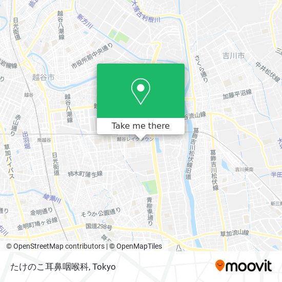 たけのこ耳鼻咽喉科 map