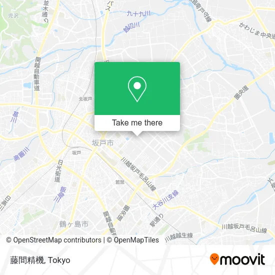 藤間精機 map