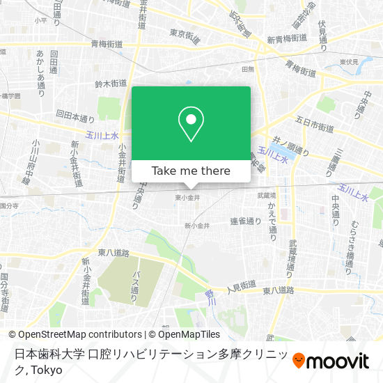 日本歯科大学 口腔リハビリテーション多摩クリニック map