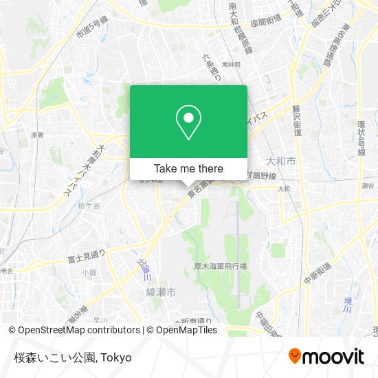 桜森いこい公園 map