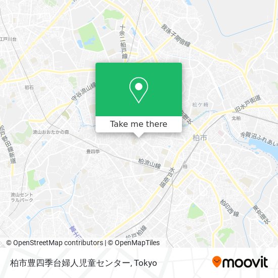 柏市豊四季台婦人児童センター map