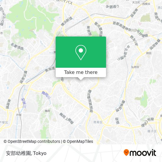安部幼稚園 map